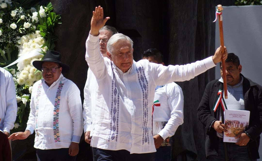 El presidente Andrés Manuel López Obrador en la conmemoración del Natalicio de Benito Juárez en Guelatao, Oaxaca / Foto: Edwin Hernández EL UNIVERSAL