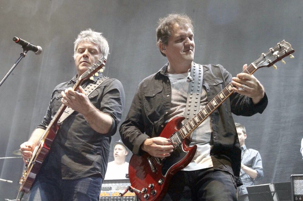 Los argentinos salieron al escenario a las 22:15 horas (ARIEL OJEDA. EL UNIVERSAL)