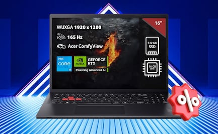 Laptop gamer en oferta: Acer Nitro con Core i5 y RTX 4050