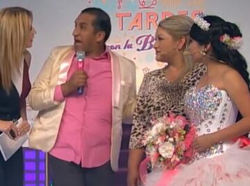 #LadyWuuu, padrino de Rubí en sus XV años