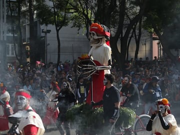 Así fue el banderazo de salida al Desfile de Día de Muertos 2023