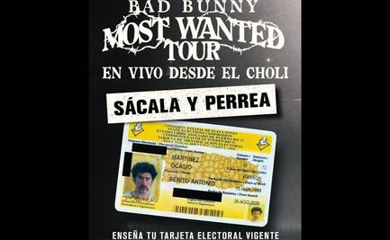 Para impulsar el voto en Puerto Rico, Bad Bunny lanza promociones en presentaciones
