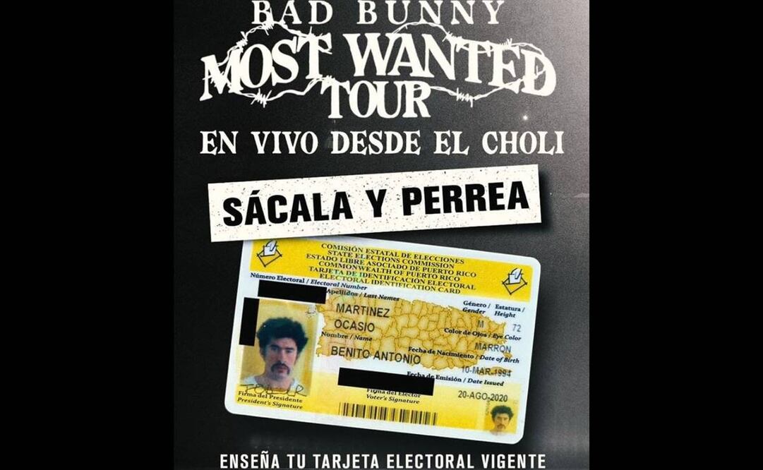 Bad Bunny incentiva el voto en Puerto Rico. Foto X @badbunnynetwork