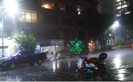 Se registra lluvia en al menos 5 alcaldías de la CDMX