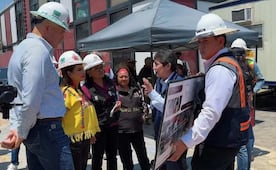 Brugada supervisa construcción de tanques tormenta en Calzada Ignacio Zaragoza; estarán listos el 14 de agosto