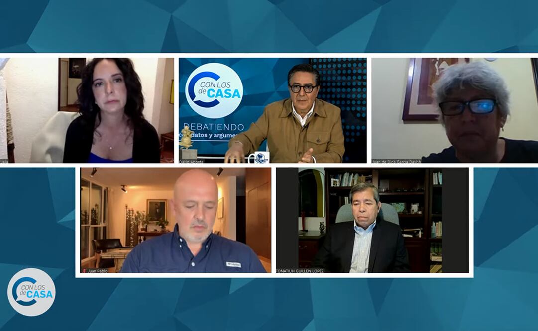 Debate sobre migración en Con los de Casa. Foto: Youtube/ El Universal