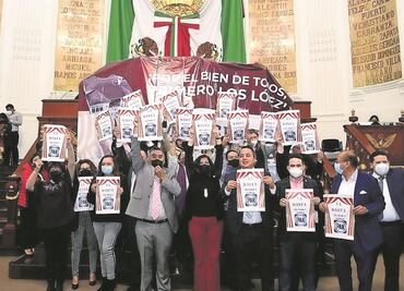 Incumplen acuerdo por agilizar sesión en el Congreso de CDMX