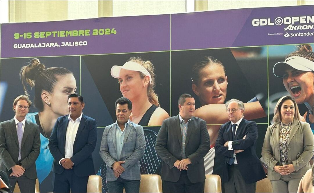 ‘México es pionero en el tenis de Latinoamérica’, afirmó parte de la organización del Guadalajara Open de WTA / FOTO: Bruno Luna
