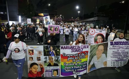 VIDEO Colectivos de búsqueda realizan marcha en Tlalpan previo al Mundial; piden visibilizar a personas desaparecidas