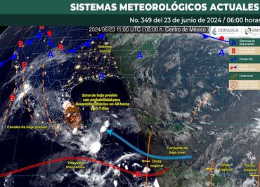 ¿Qué estados podría afectar la formación del posible ciclón tropical "Beryl" en México?