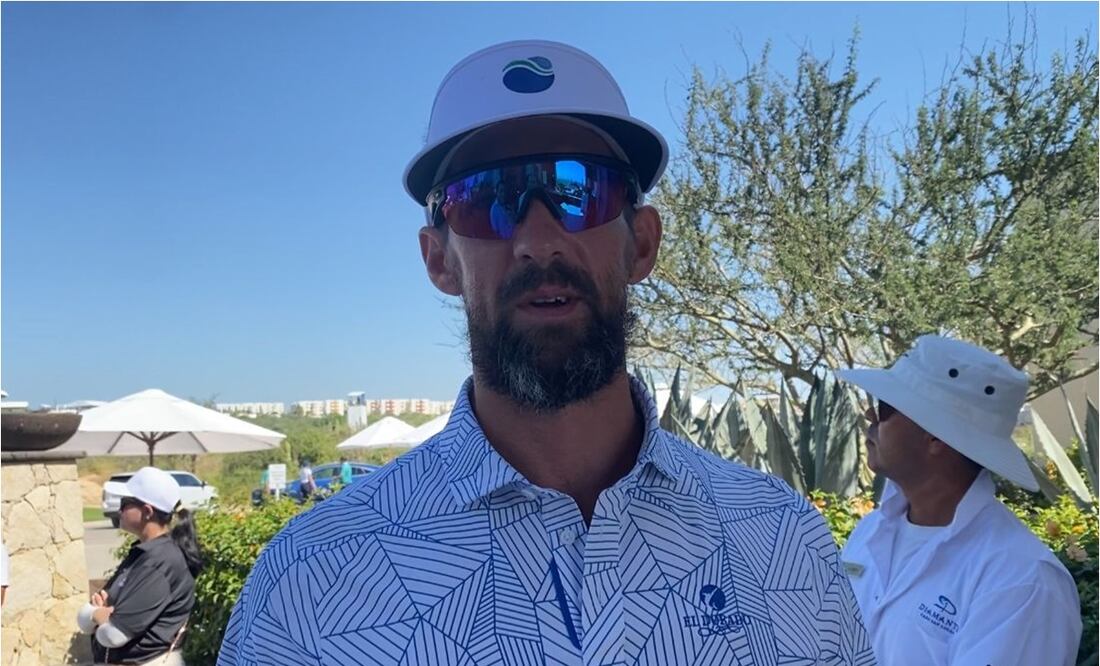 FOTO: Michael Phelps se luce en el campo de Tiger Woods: “Amo venir a Los Cabos y jugar golf acá” / Nicolás Schiller Solti