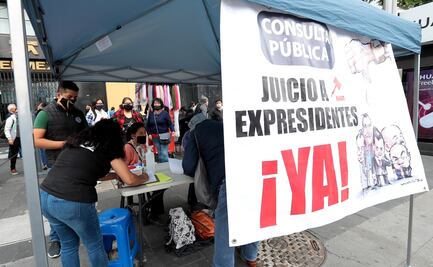 Afirman haber recabado 2.5 millones de firmas para juicio a expresidentes