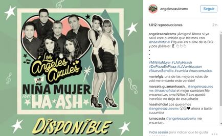 Los Ángeles Azules lanzan sencillo con Ha*Ash