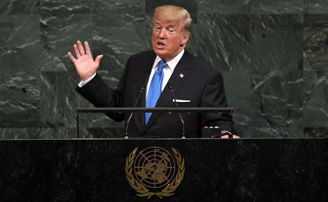 Trump promete ante ONU la "destrucción total" de Corea del Norte