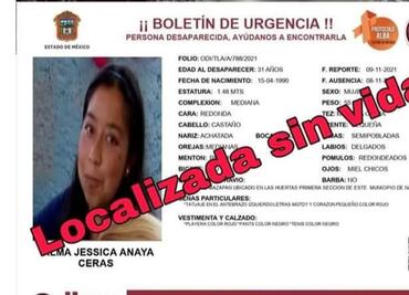 Hallan sin vida a Alma Jessica en barranca de Los Cipreses; estaba desaparecida desde el 9 de noviembre