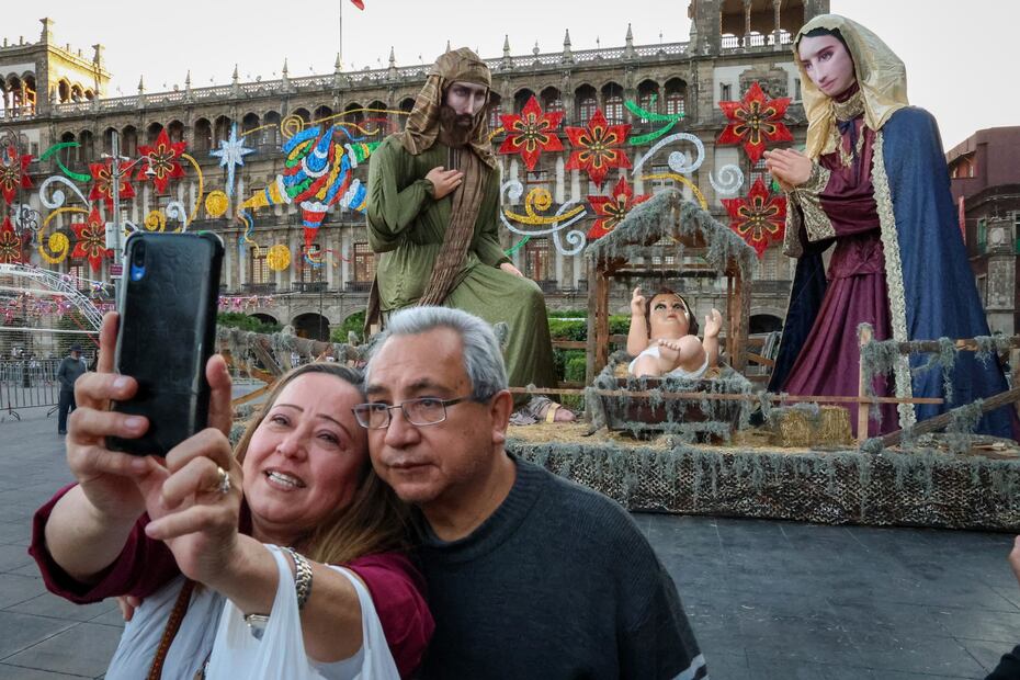 Capitalinos aprovechan para tomarse fotos. Foto: Luis Camacho
