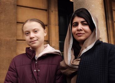 Greta Thunberg comparte foto con Malala; “es mi modelo a seguir”, dice