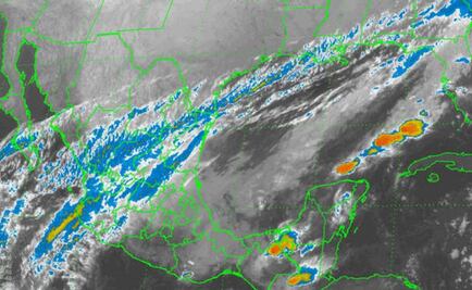 Frente frío 21 causará lluvias intensas en la mayor parte del país