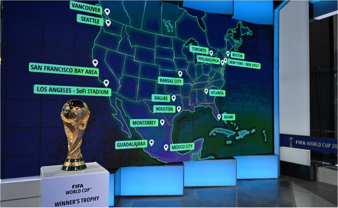 ¿Cuáles son las 16 sedes para la Copa del Mundo del 2026? / FOTO: FIFA
