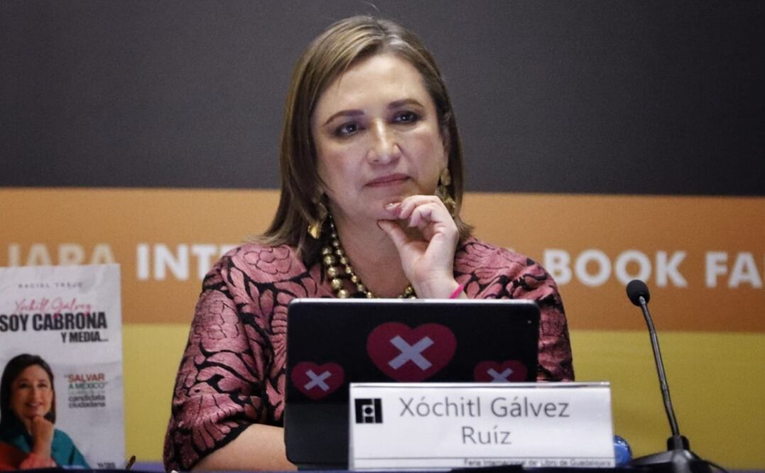 La precandidata a la presidencia Xóchitl Gálvez estuvo presente en la FIL Guadalajara.
Foto: EL UNIVERSAL / Fernanda Rojas