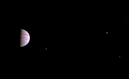 "Juno" envió las primeras imágenes de Júpiter