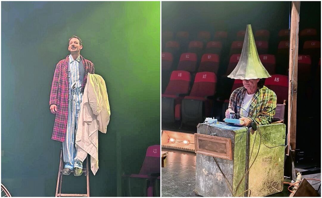 El escenario es a cuatro frentes, por lo que el público puede ver a los actores desde cualquier ángulo; su estética alude al music hall y el clown. Foto: Jaklin Bejarano