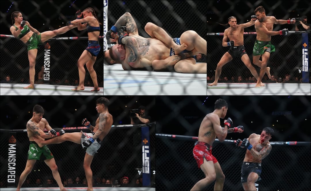Brando Moreno y Yair Rodríguez caen en la histórica función de UFC en México / FOTOS: CARLOS MEJÍA - EL UNIVERSAL