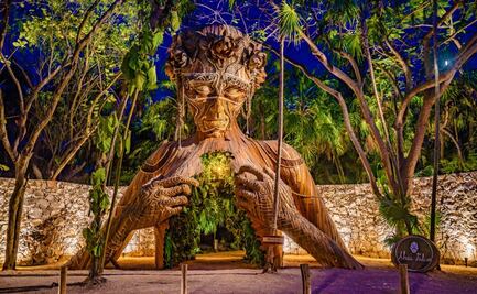 La escultura gigante de Tulum donde todos quieren tomarse una foto