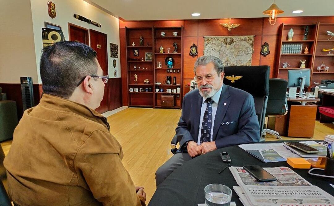 Vicealmirante Carlos Ignacio Velázquez Tiscareño. / Foto: Edmundo Cázarez