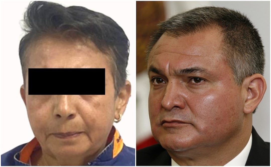 Gloria García Luna y su hermano Genaro. FOTOS: Archivo