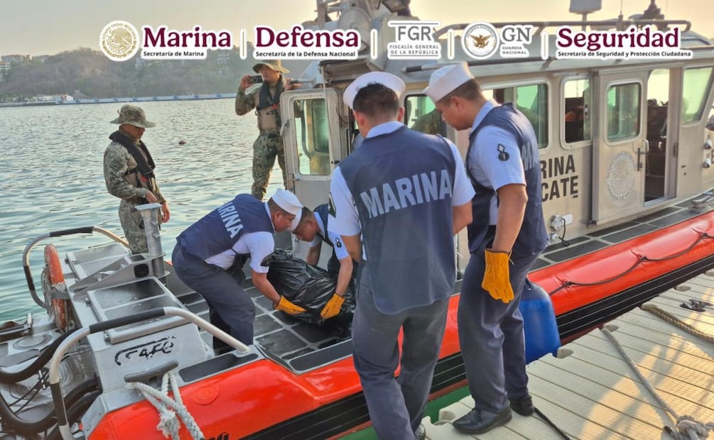 Marina asegura 13 paquetes y un bulto con cocaína al suroeste de Oaxaca (14/05/2026). Foto: Especial
