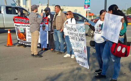 Familiares del cadete Miguel Darío Becerra realizan bloqueo en Altamira, Tamaulipas; joven desapareció desde octubre de 2025