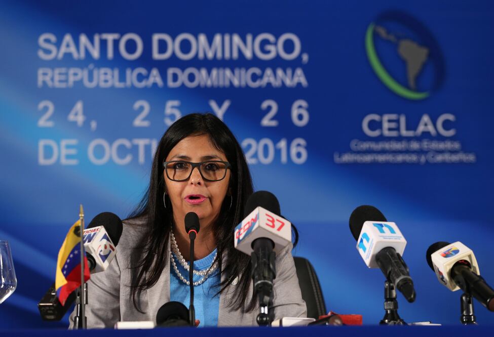 La ministra de Relaciones Exteriores de Venezuela, Delcy Rodríguez (Foto: EFE)