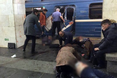 El maquinista del metro de San Petersburgo no paró hasta la siguiente estación