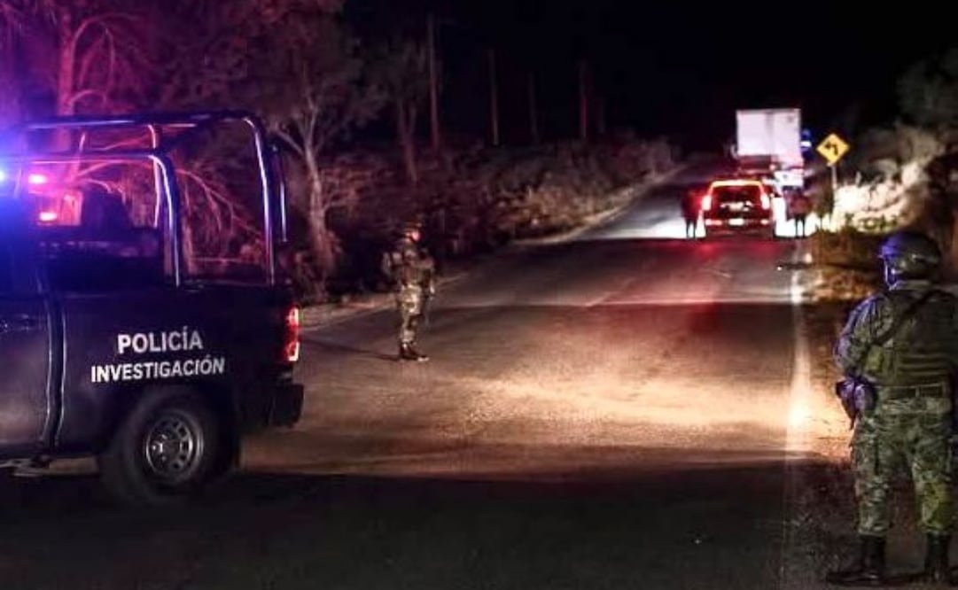Atacan a policías de investigación y militares en Zacatecas. Foto: Redes sociales