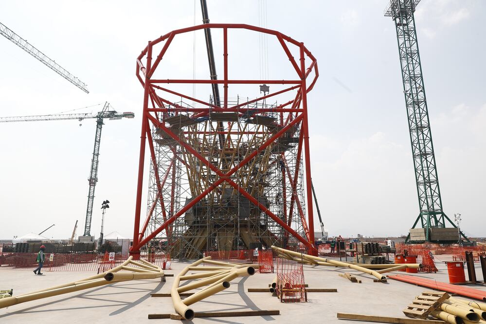 Zona donde se construye el Nuevo Aeropuerto de la Ciudad de México (ARCHIVO. EL UNIVERSAL)
