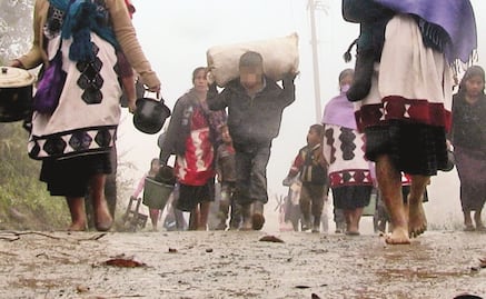 Al menos 30 indígenas tzeltales son desplazados en el municipio de Chilón, Chiapas: Frayba; 3 personas fueron torturadas, denuncia