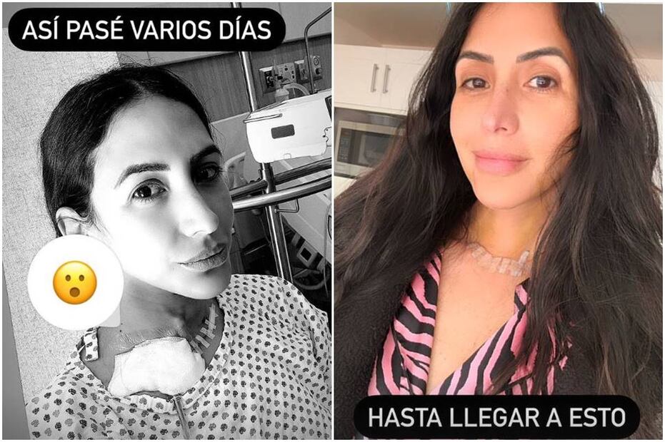 Cynthia Urias y sus días en el hospital mientras se recuperaba de cirugía.