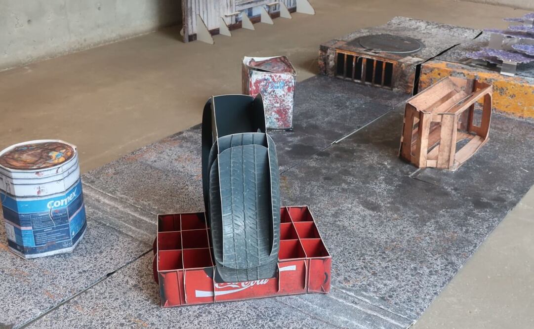 Obra de Xanath Ramo, Construyendo “Techo”. Foto: Especial.