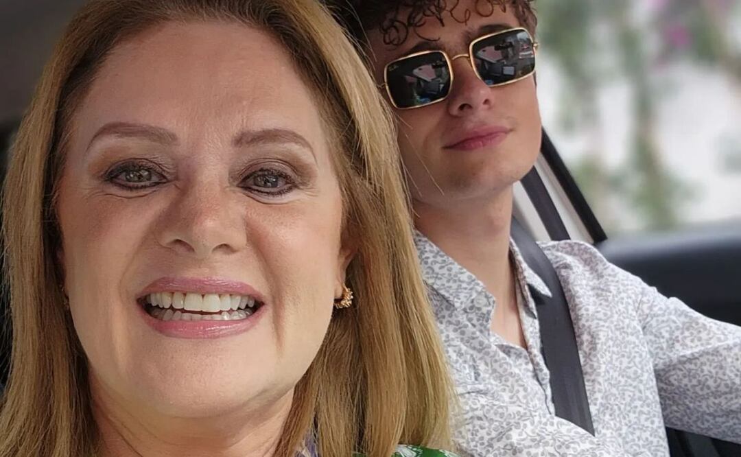 Erika Buenfil y su hijo Nicolás. Foto: Instagram @erikabuenfil50