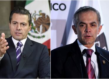 Encuestas: Baja aprobación de Peña y Mancera