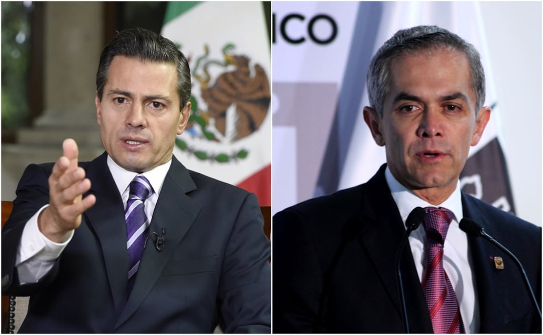 En la foto: Enrique Peña Nieto y Miguel Ángel Mancera (ARCHIVO. EL UNIVERSAL)