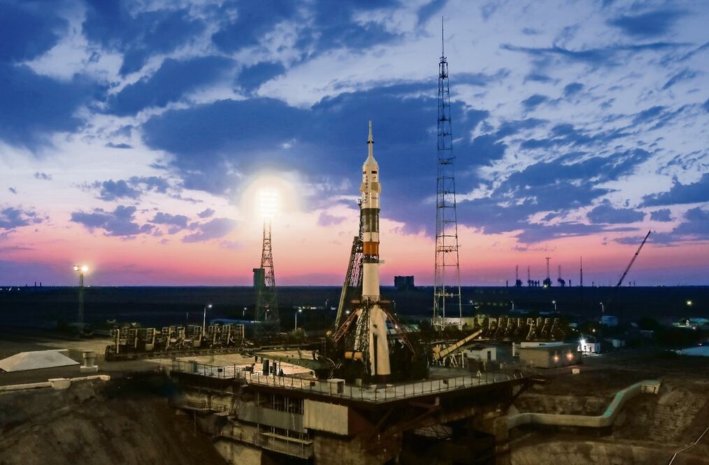 Cohete Souz de Rusia. Foto: El Universal, archivo 