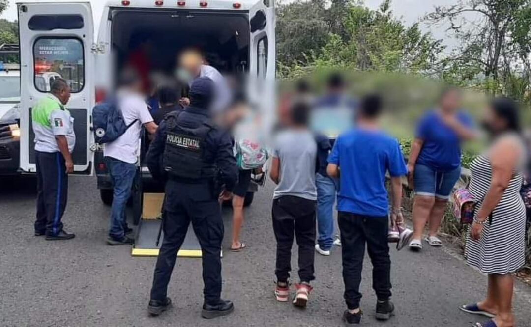 Al lugar acudieron elementos de la Policía Estatal y de Protección Civil. Foto: Especial