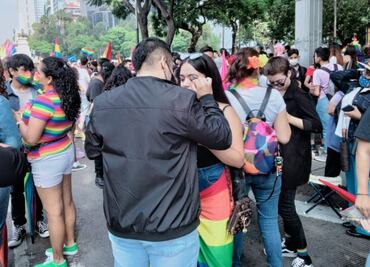 Alistan Marcha del Orgullo LGBT en las inmediaciones del Ángel de la Independencia