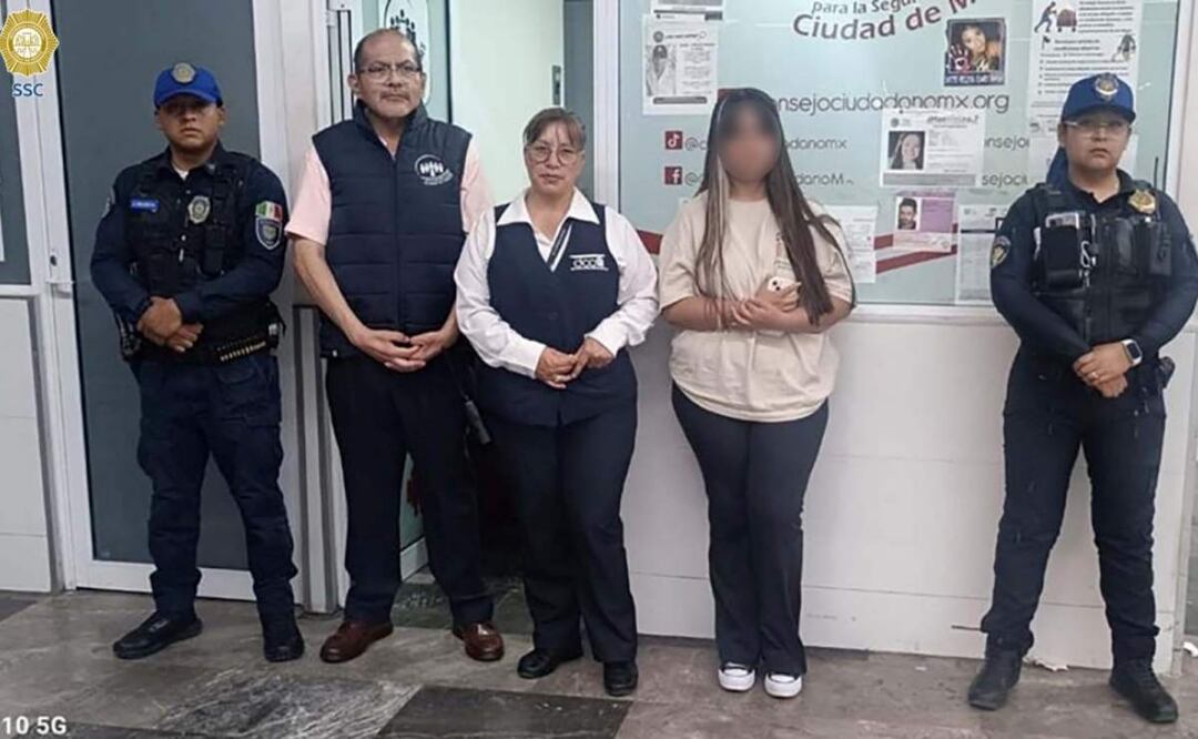 Resguardan a menor de edad que contaban con Alerta Amber en Guadalajara; fue abandonada en la Central de Autobuses del Norte de la CDMX (04/04/2025). Foto: Especial