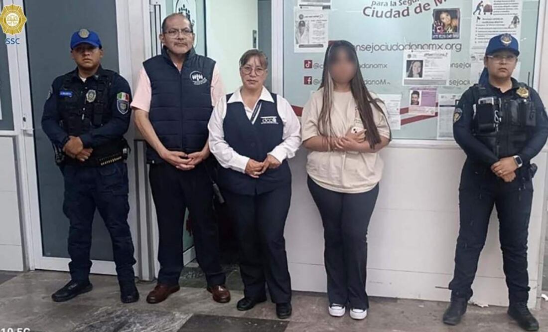 Resguardan a menor de edad que contaban con Alerta Amber en Guadalajara; fue abandonada en la Central de Autobuses del Norte de la CDMX (04/04/2025). Foto: Especial