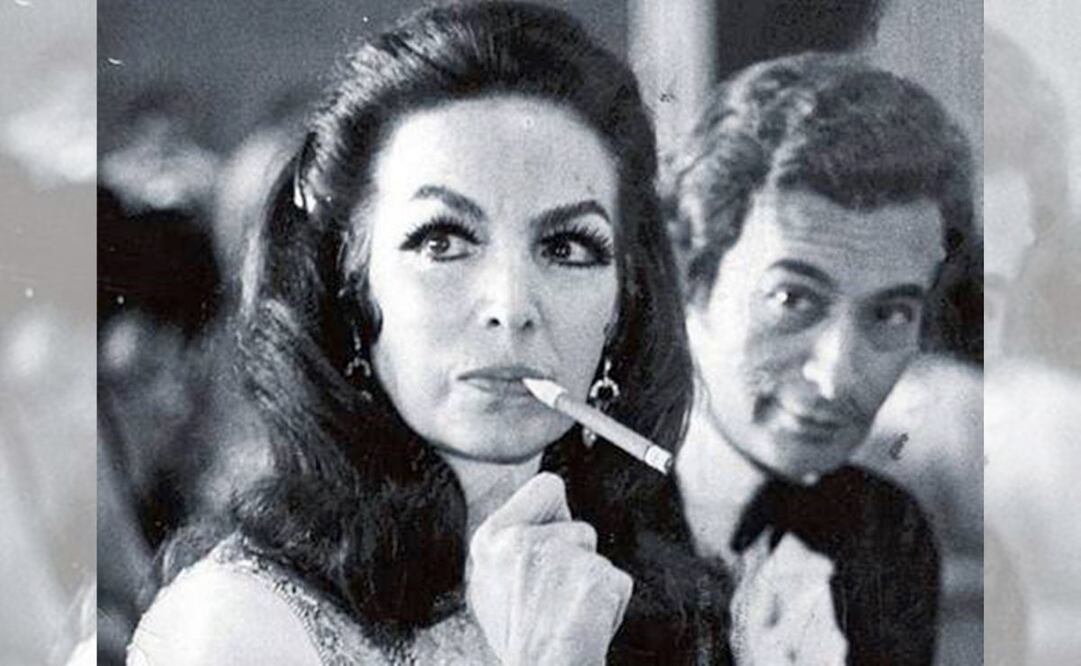 Tao Izzo (der.) era muy reservado, pero su amistad con María Félix (izq.) habla de su sofisticación social, como hombre culto y de mucho mundo. Archivo Familia Izzo.