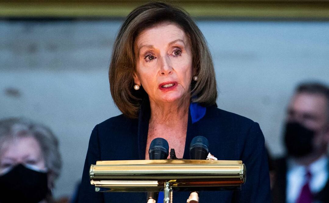 Nancy Pelosi, presidenta de la Cámara de Representantes de EU. Foto: AFP