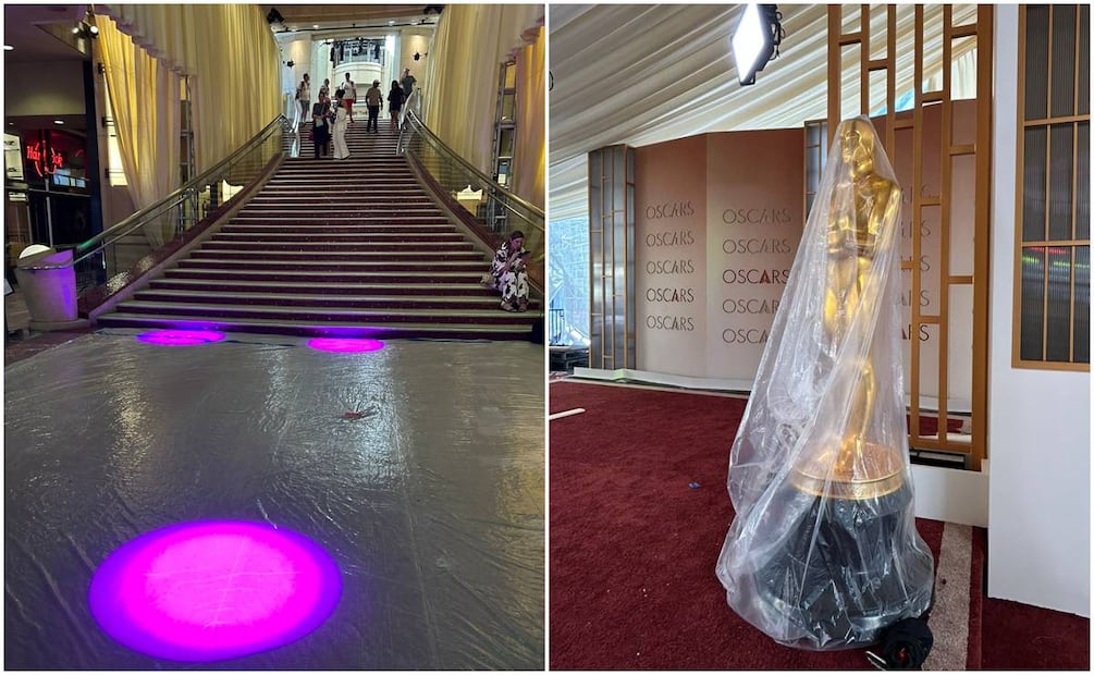 La gala de la Academia, en Hollywood, se tiñe de ocre y morado.
Foto: Mario P. Székely/Corresponsal